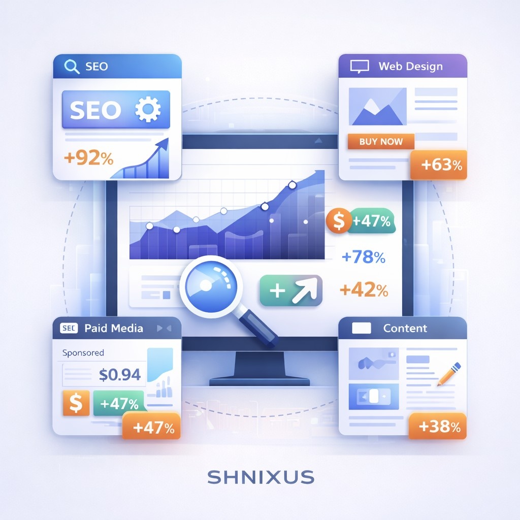 ShNixus Softech Digital Marketing Agency what makes SHNIXUS different with data-driven SEO and performance strategy