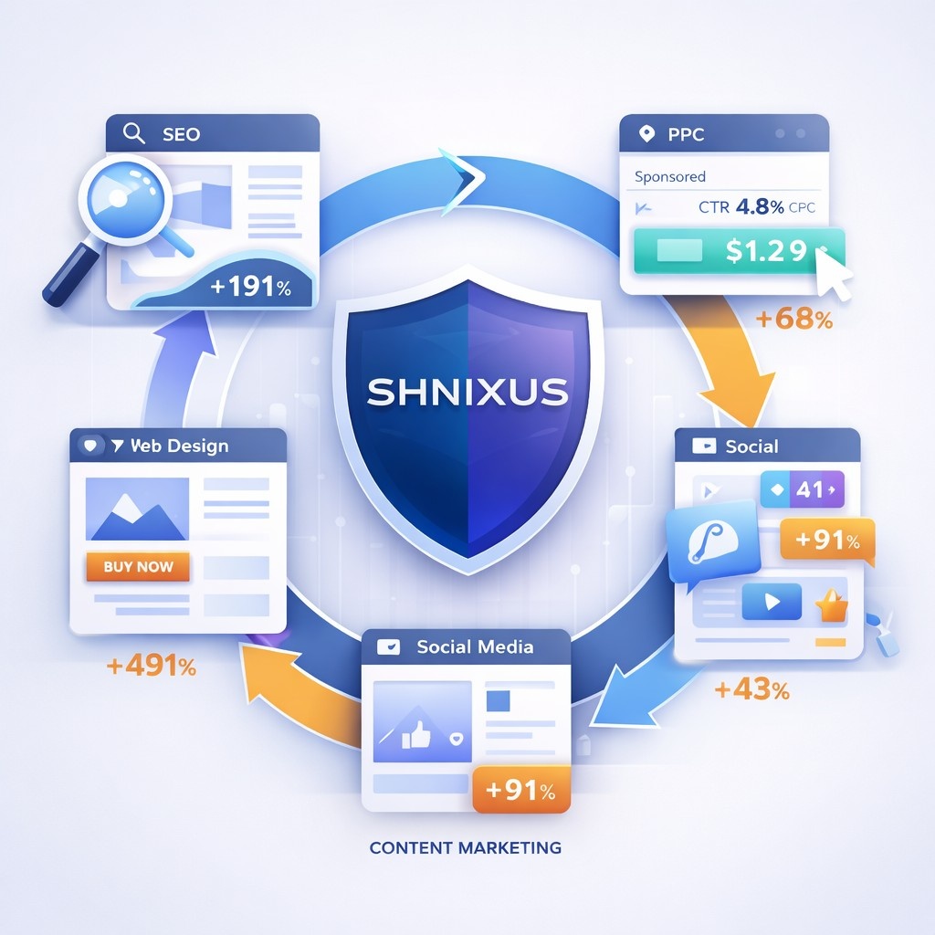 ShNixus Softech Digital Marketing Agency why businesses choose SHNIXUS as trusted partner for SEO and online growth